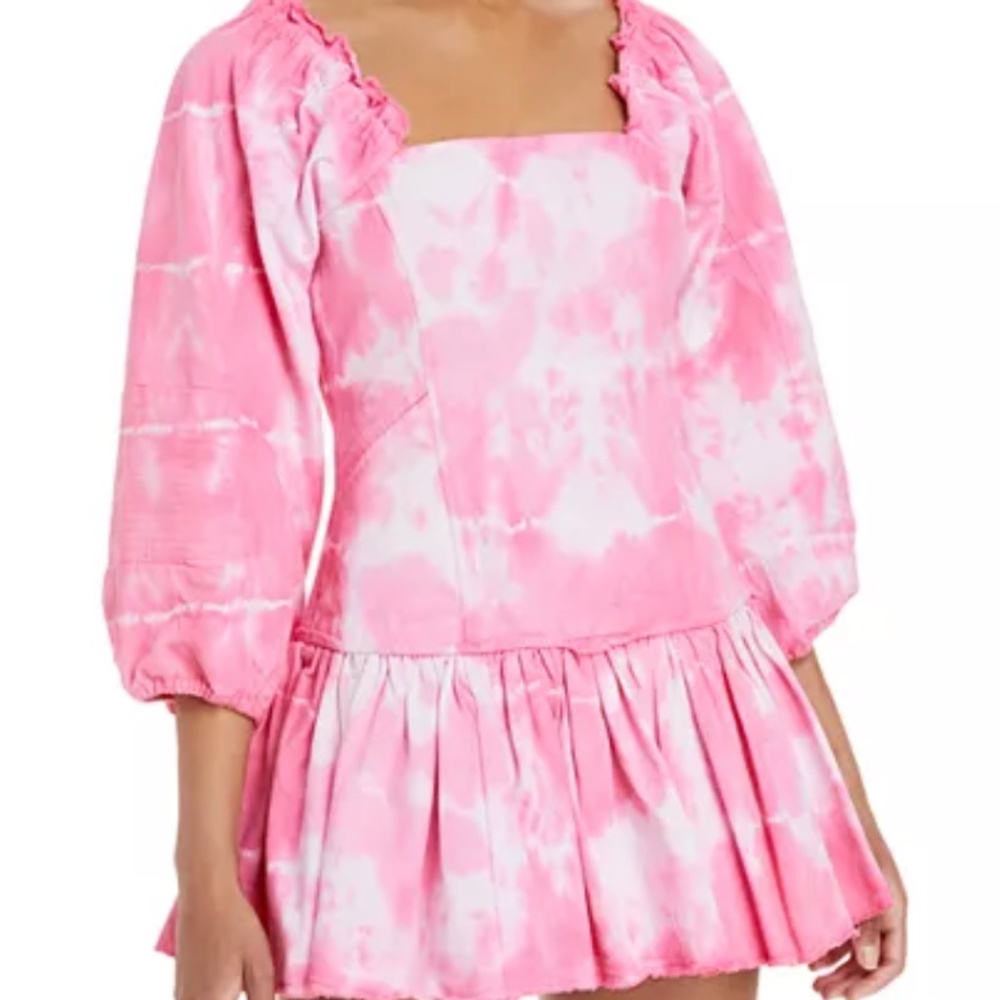 LoveShackFancy Dresses | Chai Denim Dress In Pink | Color: Pink/White | Size: 6